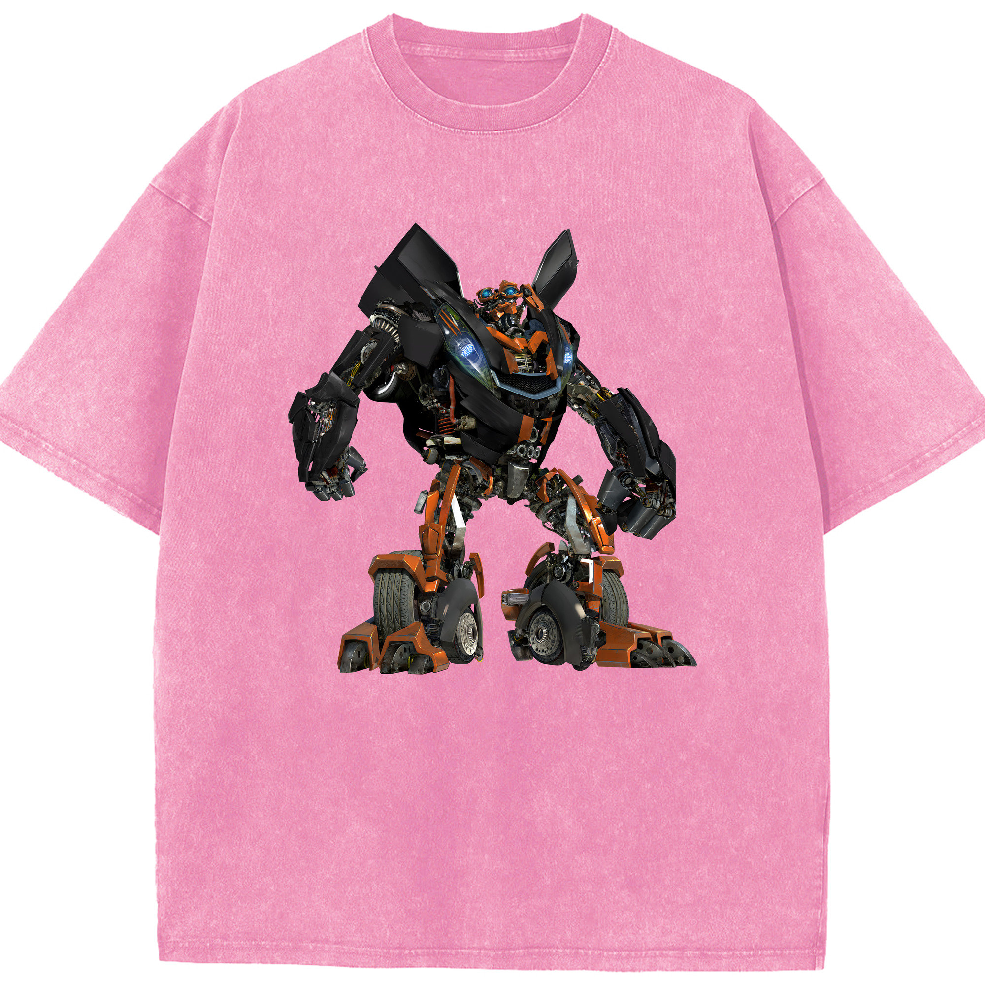 （画像用） Transformers トランスフォーマー 綿100% ヴィンテージ風 半袖Tシャツ（フロントプリント）